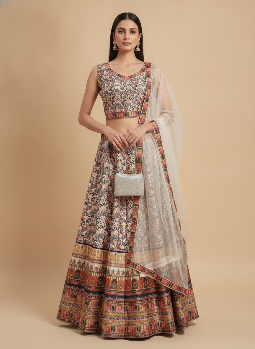 WOMEN ETHNIC CROP TOP